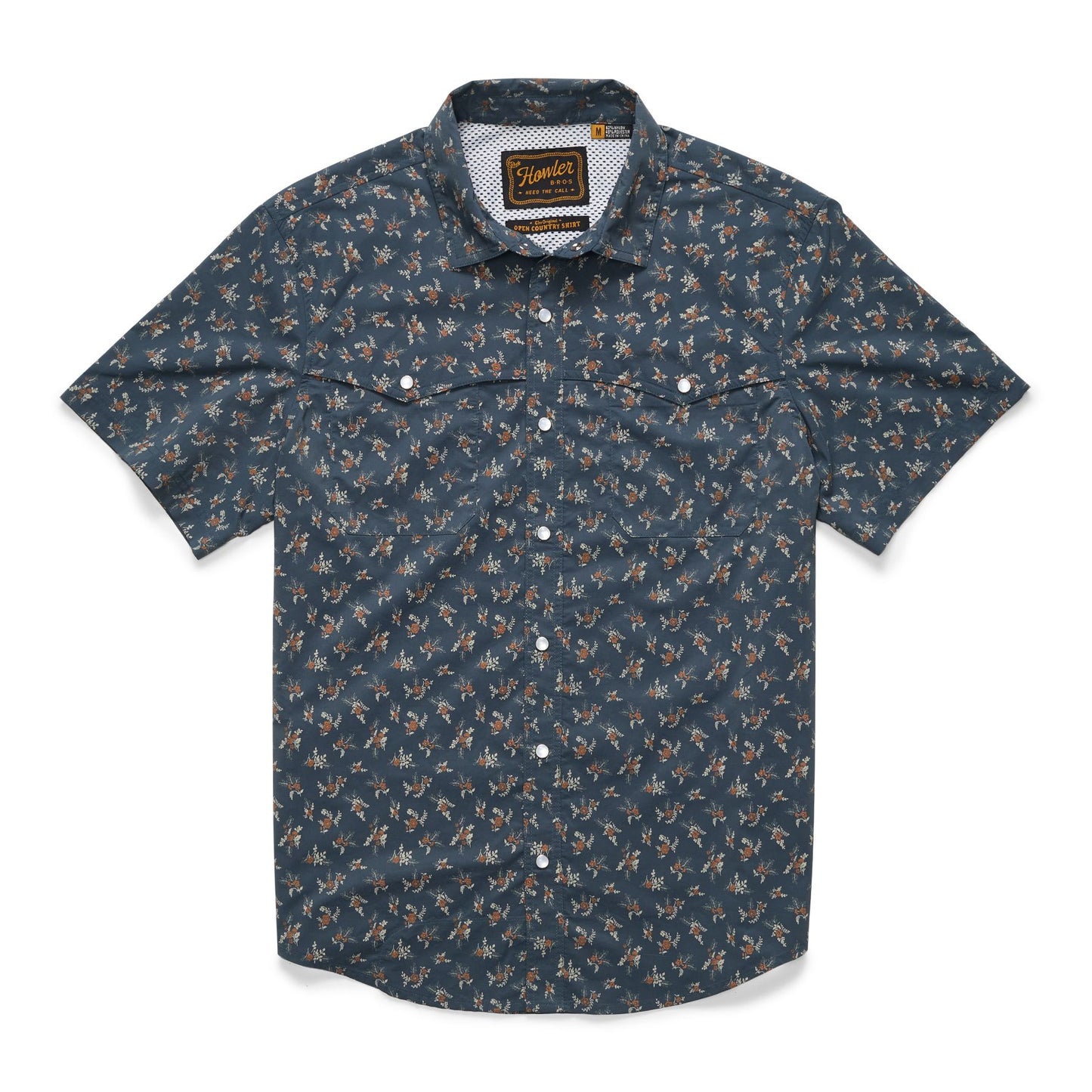 Open Country Tech Shirt- Rancher Floral/Dark Slate