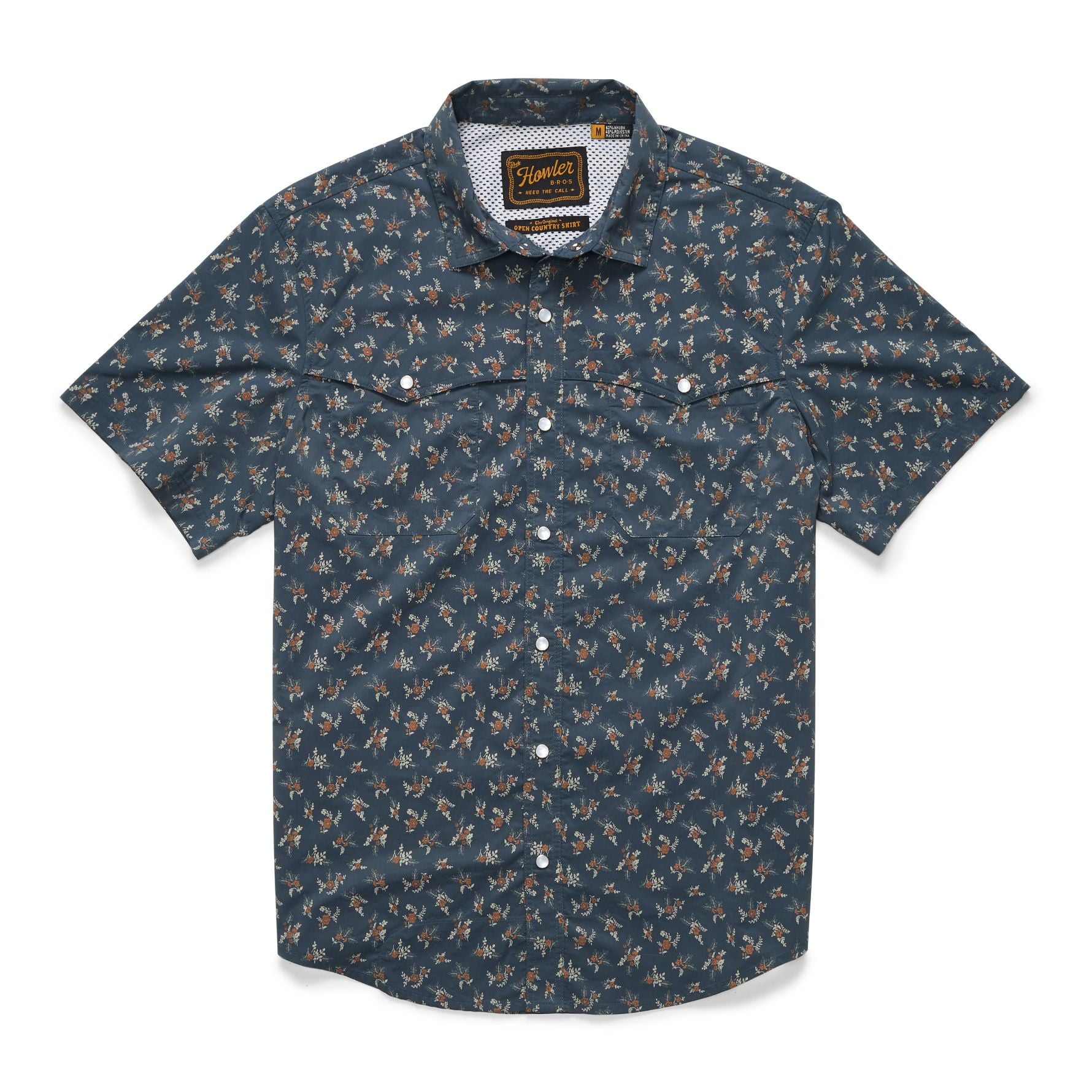 Open Country Tech Shirt- Rancher Floral/Dark Slate