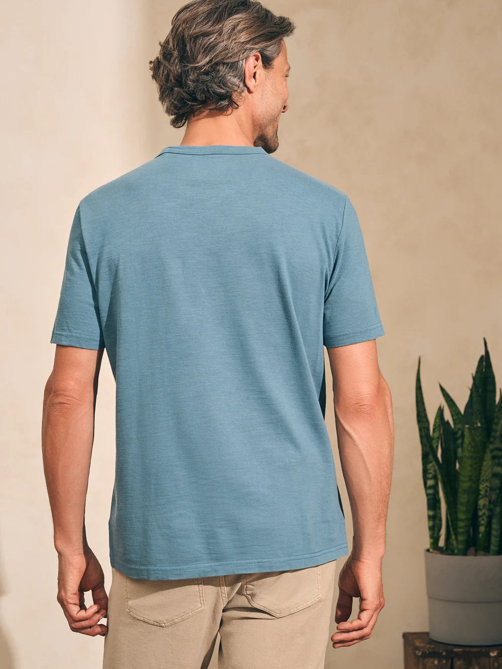 Sun Washed Pocket Tee - Deep Jade