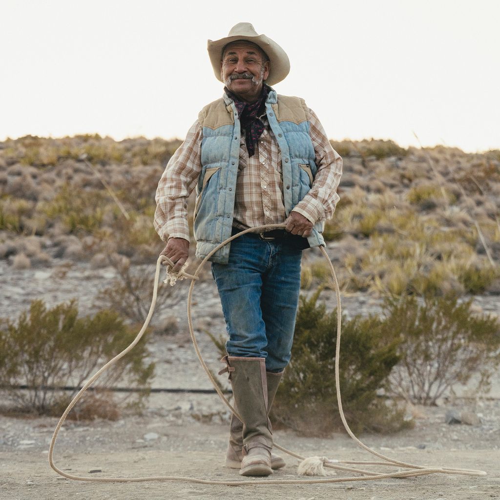 Denim Rounder Vest- Sky Denim/Dirt