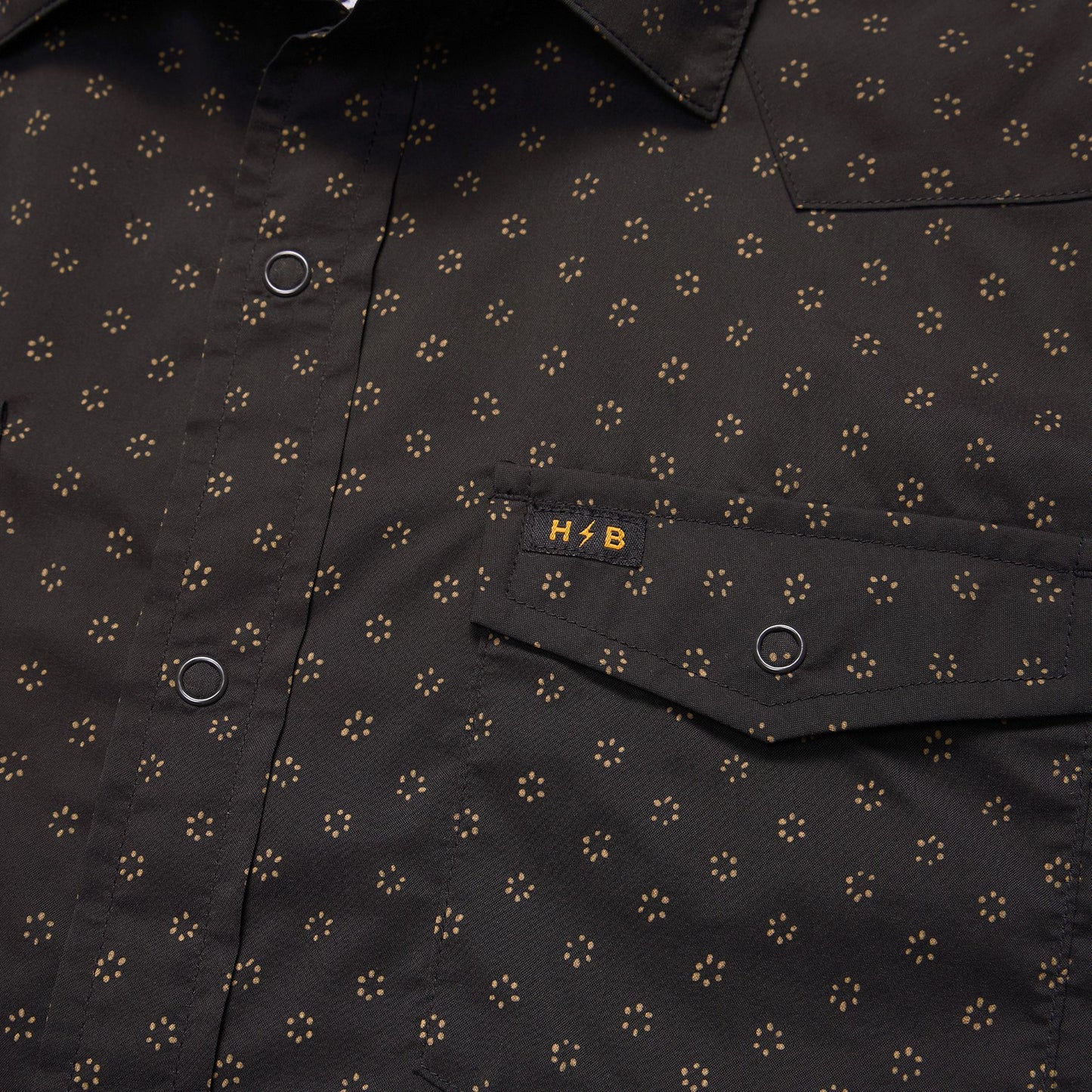 Matagorda Long Sleeve Shirt- Lots of Dots/Dark Slate