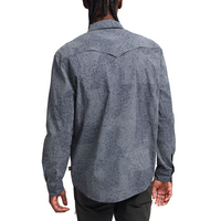 H Bar B Tech Long Sleeve-Dot Matrix/Dark Slate