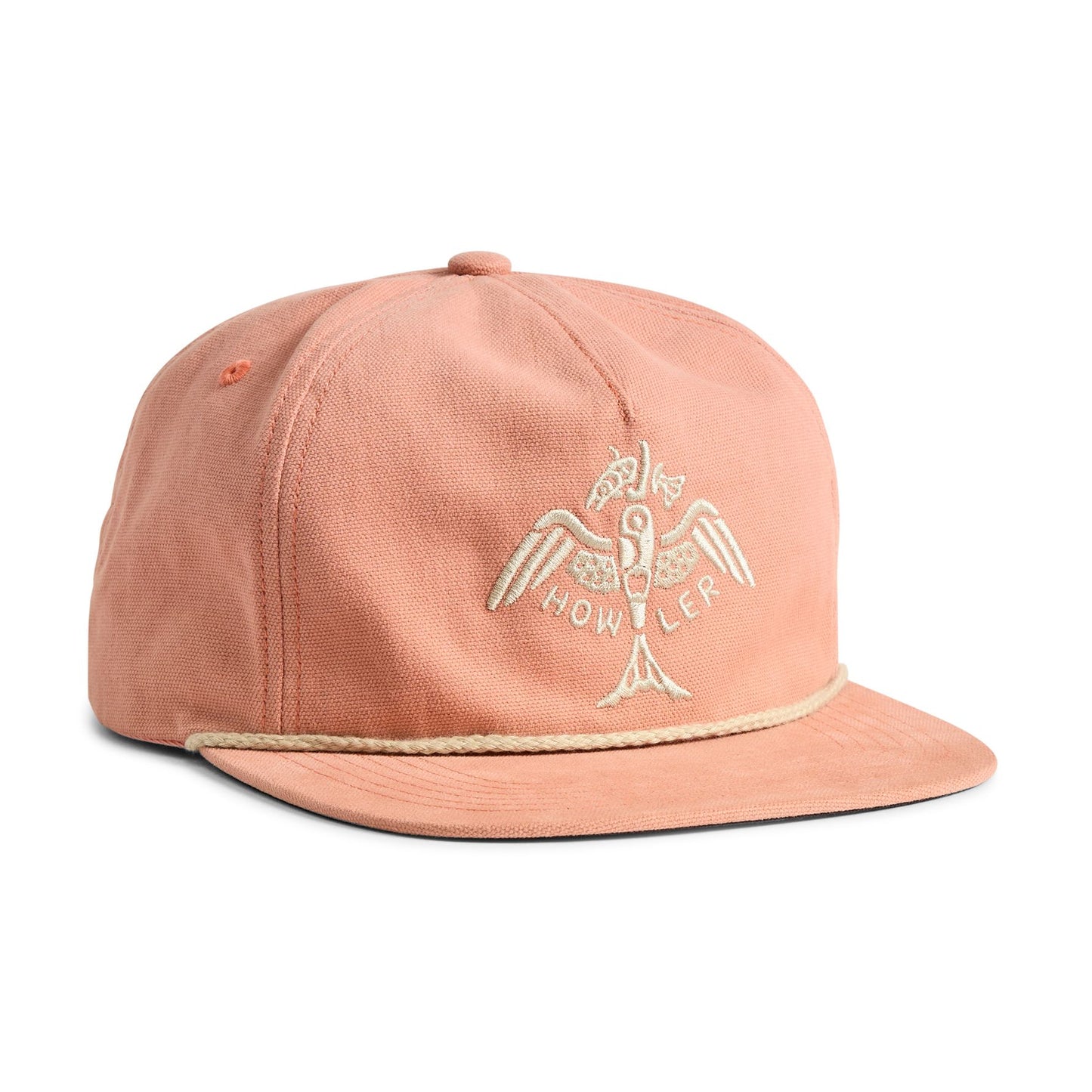 Fresh Catch Snapback Hat- Dusty Pink