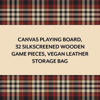 Pendleton Chess & Checkers Set -Red/Black Check