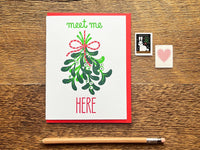 Mistletoe Card