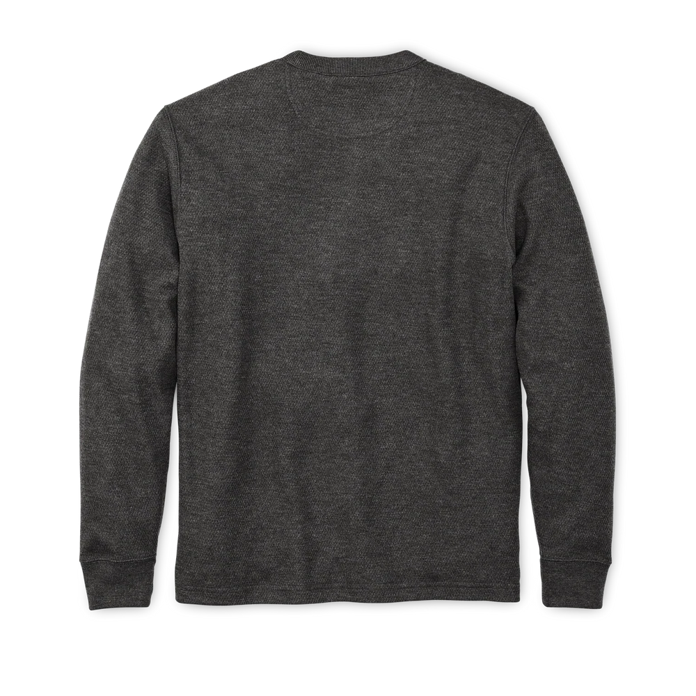 Waffle Knit Thermal- Charcoal