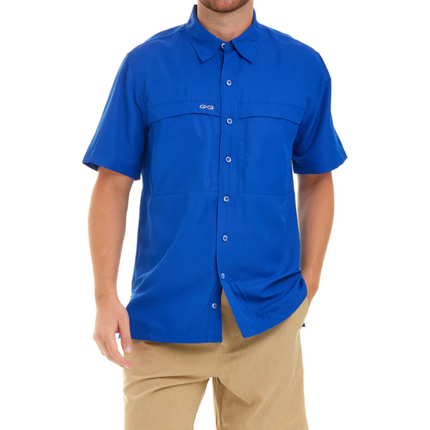 Explorer MicroFiber Short Sleeve Shirt - Hydro Blue