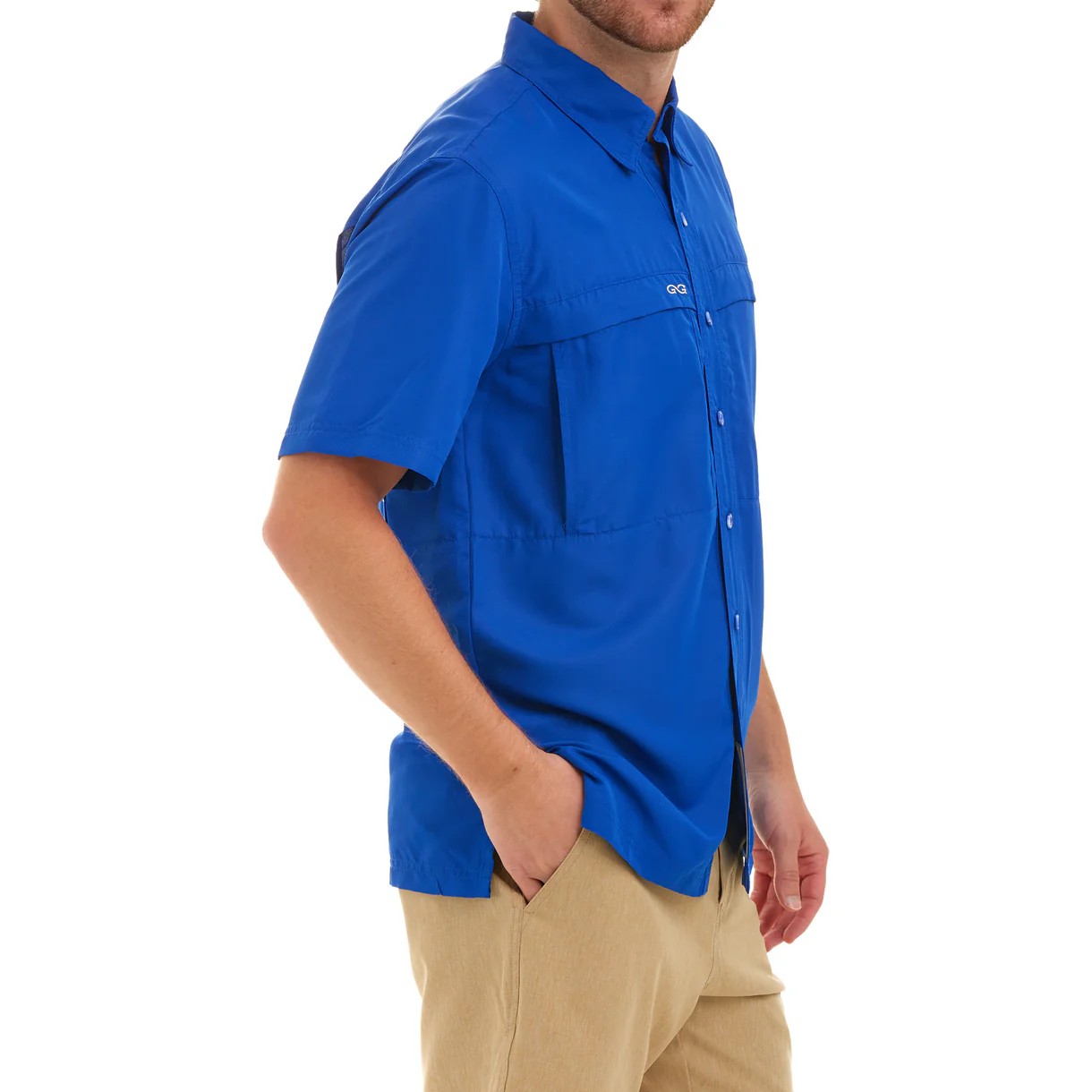 Explorer MicroFiber Short Sleeve Shirt - Hydro Blue