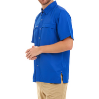 Explorer MicroFiber Short Sleeve Shirt - Hydro Blue