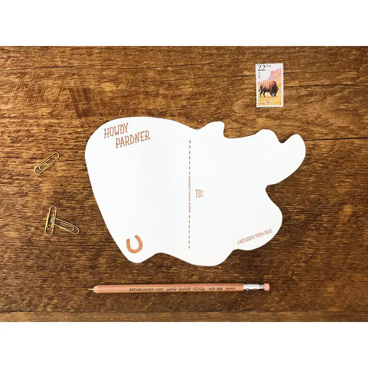 Bucking Bronco Postcard