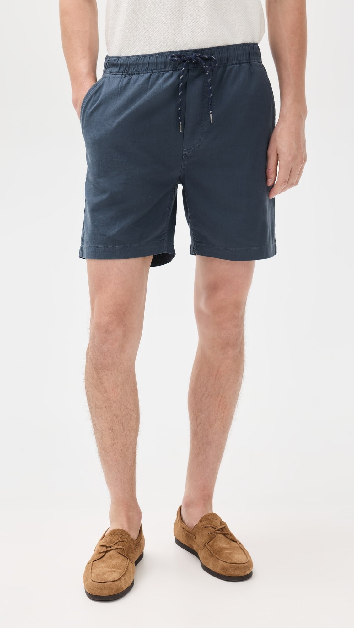 Essential Drawstring Shorts- Blue Nights