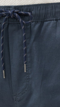 Essential Drawstring Shorts- Blue Nights