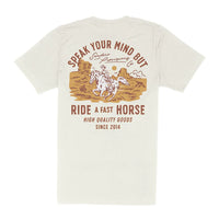 Fast Horse T-Shirt- Vintage White