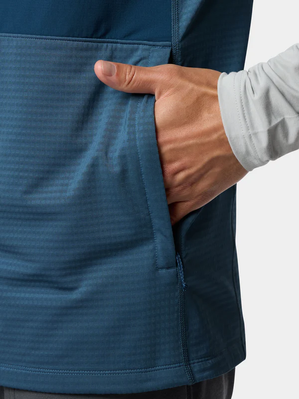 Lightweight Grid Tech Vests- Faded Navy/Bering Sea