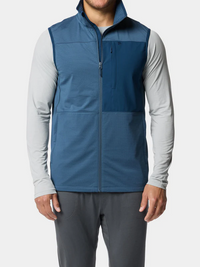 Lightweight Grid Tech Vests- Faded Navy/Bering Sea