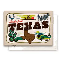 Howdy From TX Postcard