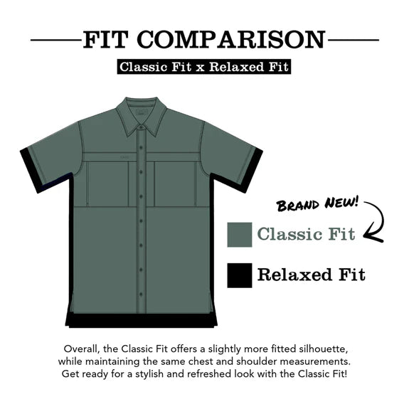 Classic MicroFiber Short Sleeve Shirt - Khaki