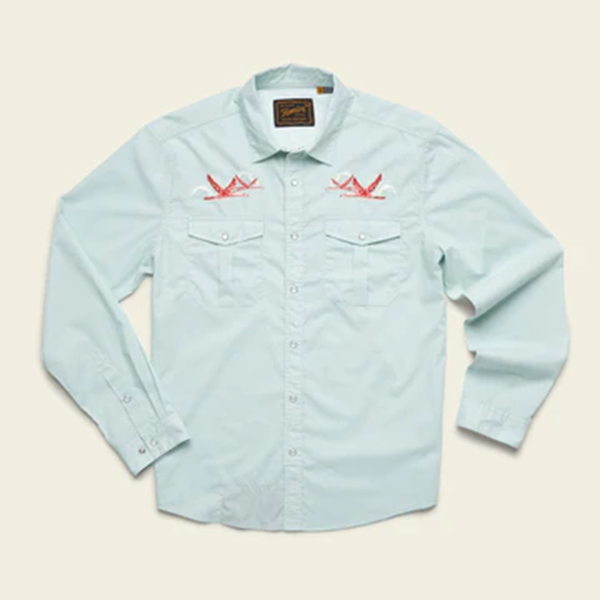 Gaucho Snapshirt- Flamingo Flight