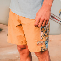 Ensueno Flower Power Boardshorts- Dijon