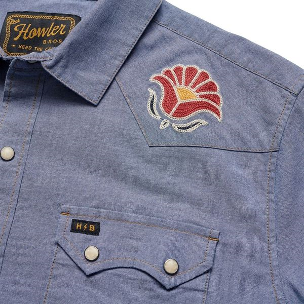 Fresh Blooms Crosscut Deluxe Snapshirt