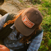 Feedstore Snapback Hat- Parrot Patrol: Brown