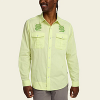 Gaucho Long Sleeve Snapshirt- Slithering Gators