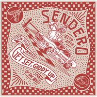 Giddy Up Bandana- Red