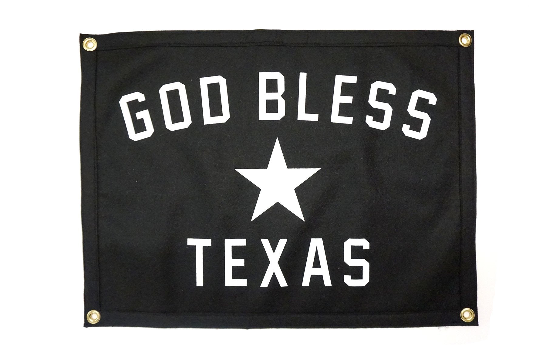God Bless TX Camp Flag