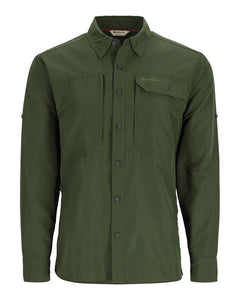 Guide Long Sleeve Shirt- Riffle Green