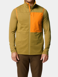 Lightweight Grid Tech Vests- Wheat/Blaze