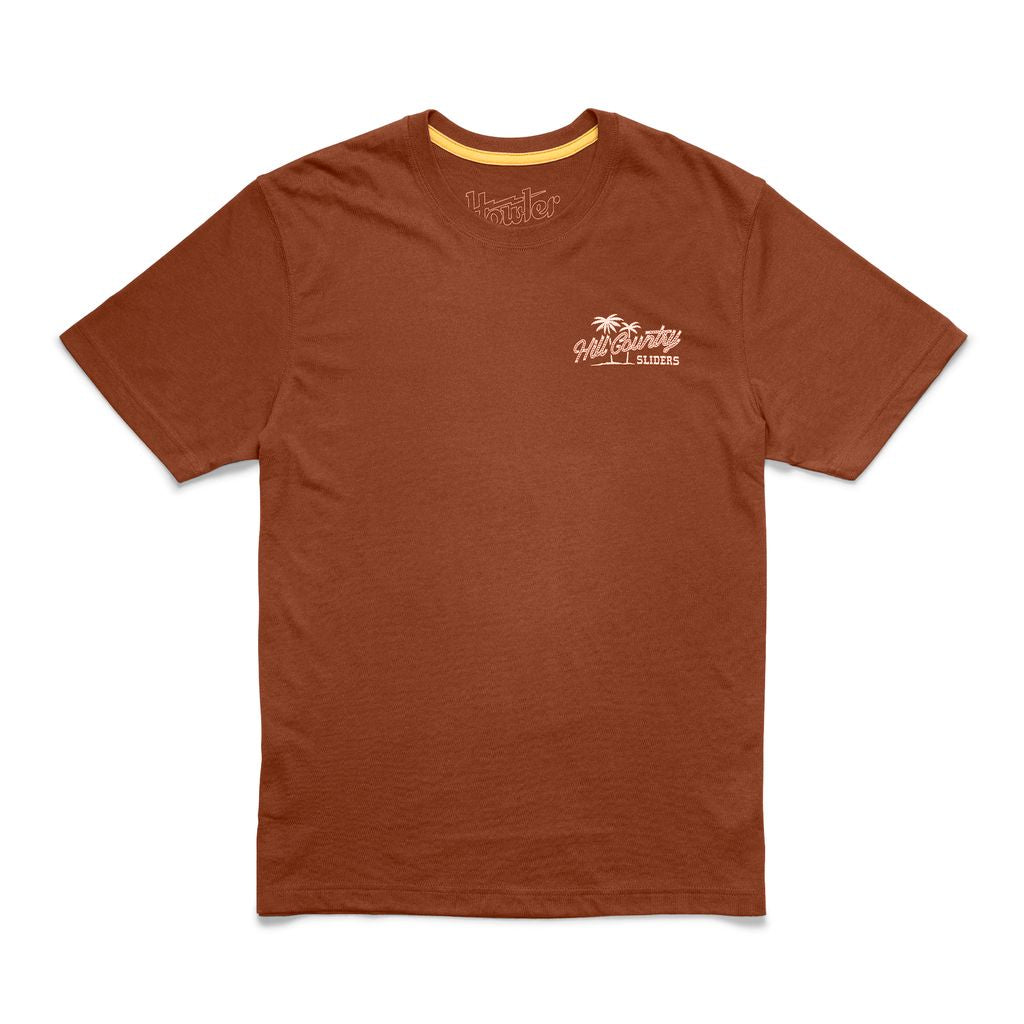HCS Inland Surf Club Cotton T-Shirt- Caramel