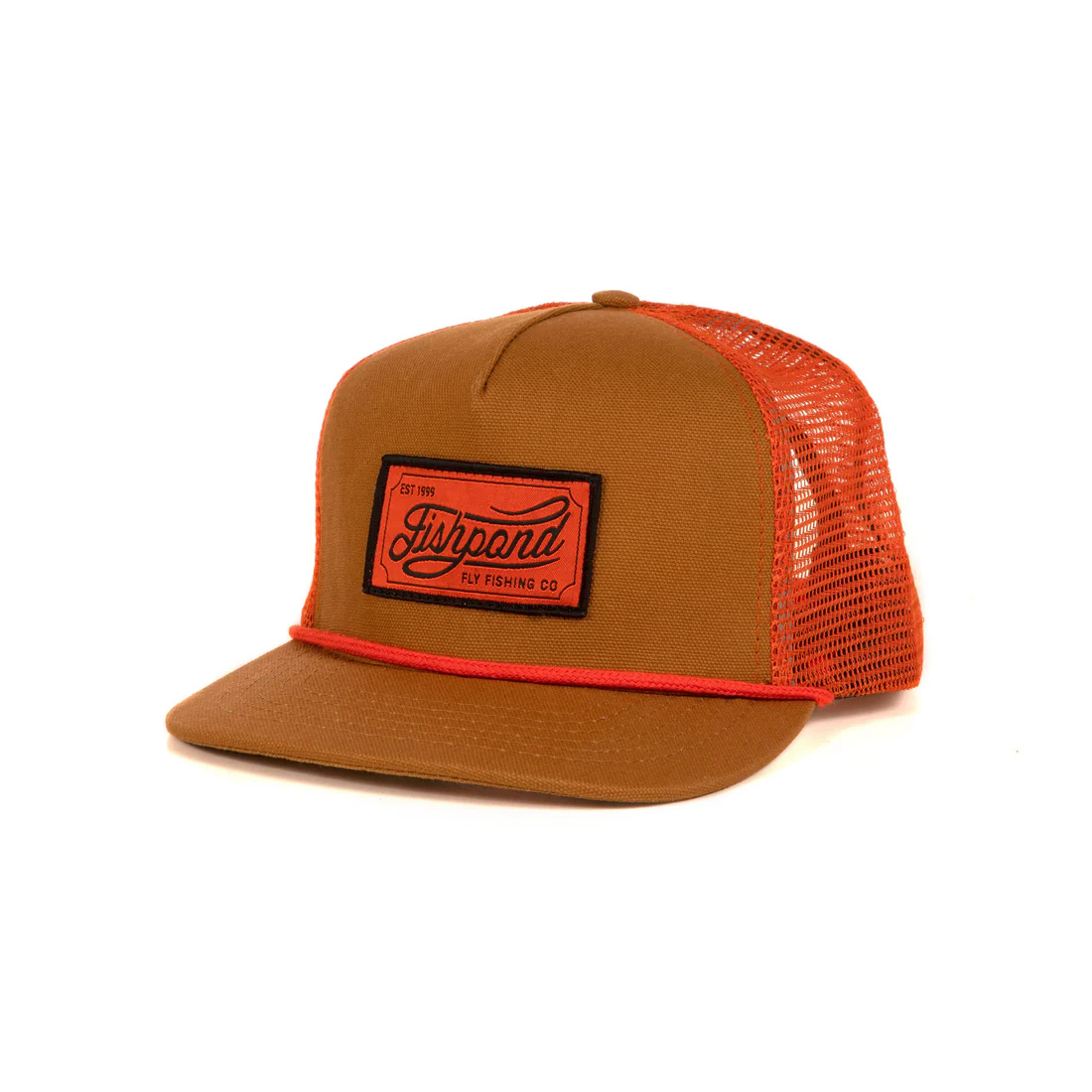 Heritage Trucker Hat- Sandbar/Orange