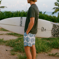 Bruja Sea Idol Boardshorts - Bone White