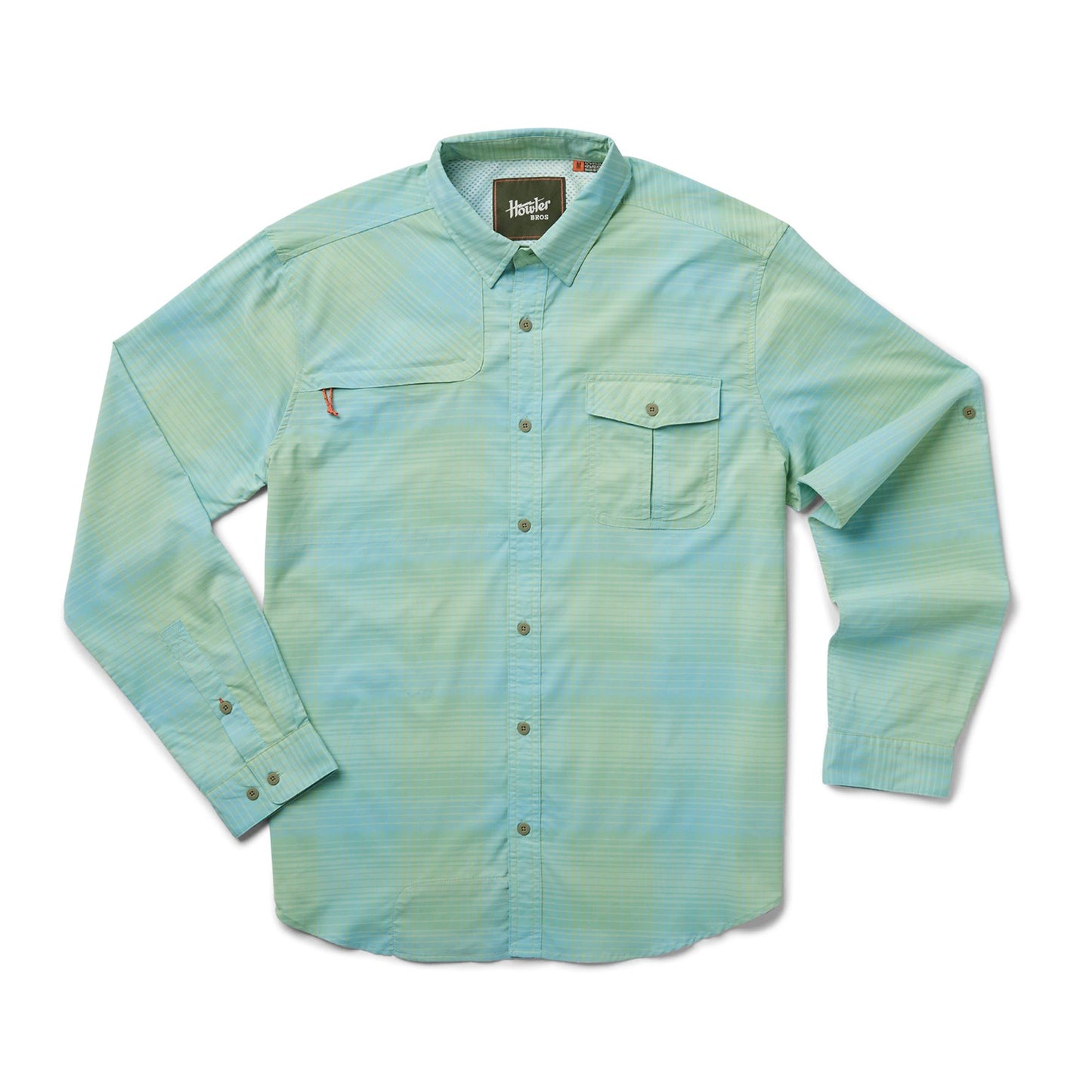 Matagorda Long Sleeve: Evans Plaid- Rapids