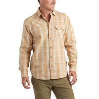 Harkers Flannel: Barrett Plaid- Faded Sun