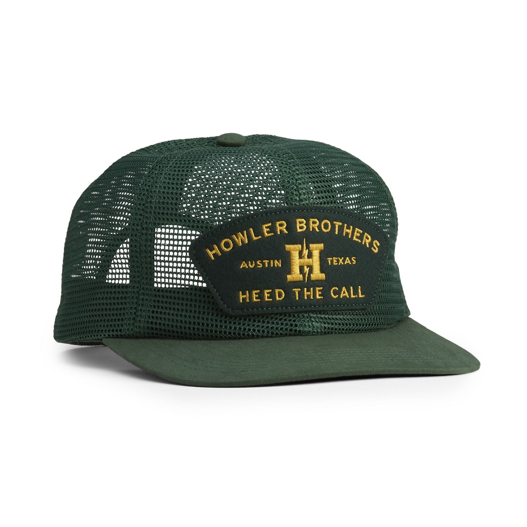 Feedstore Snapback Hat- Pine Green Mesh