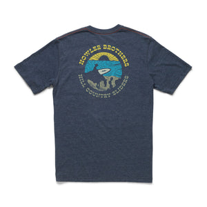 Hill Country Sliders Crest Pocket T-Shirt- Key Largo