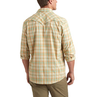 H Bar B Tech Longsleeve- Leon Plaid- Brown Rice