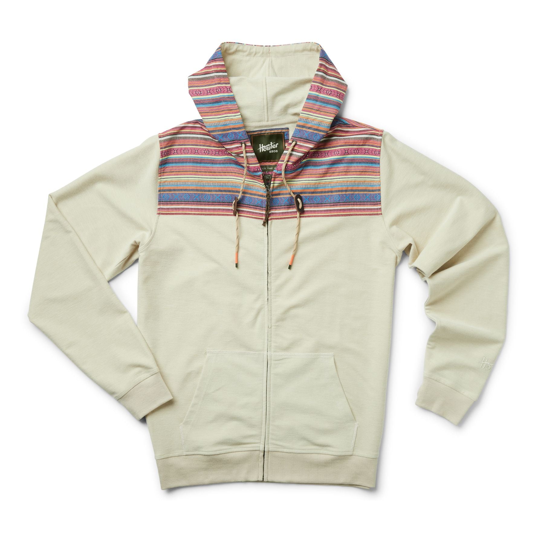 Shaman Hoodie- Oatmeal Heather / Quanzi Jacquard