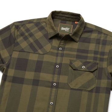 Harkers Flannel: Mega Plaid- Dark Olive