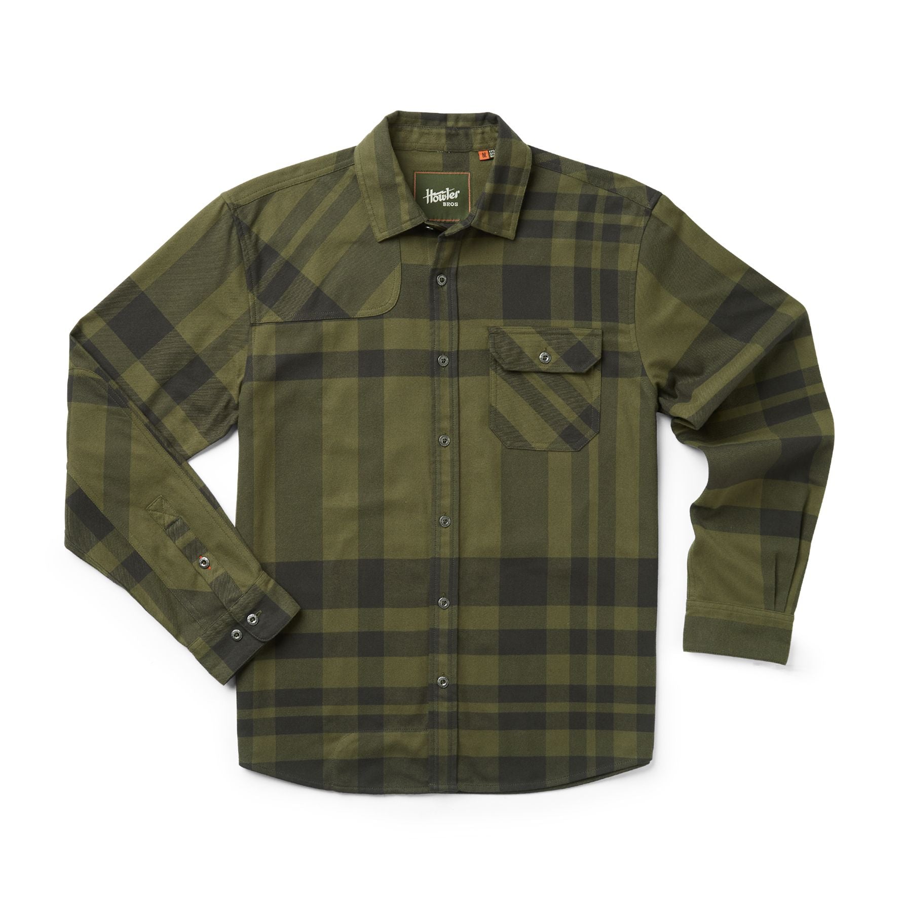 Harkers Flannel: Mega Plaid- Dark Olive