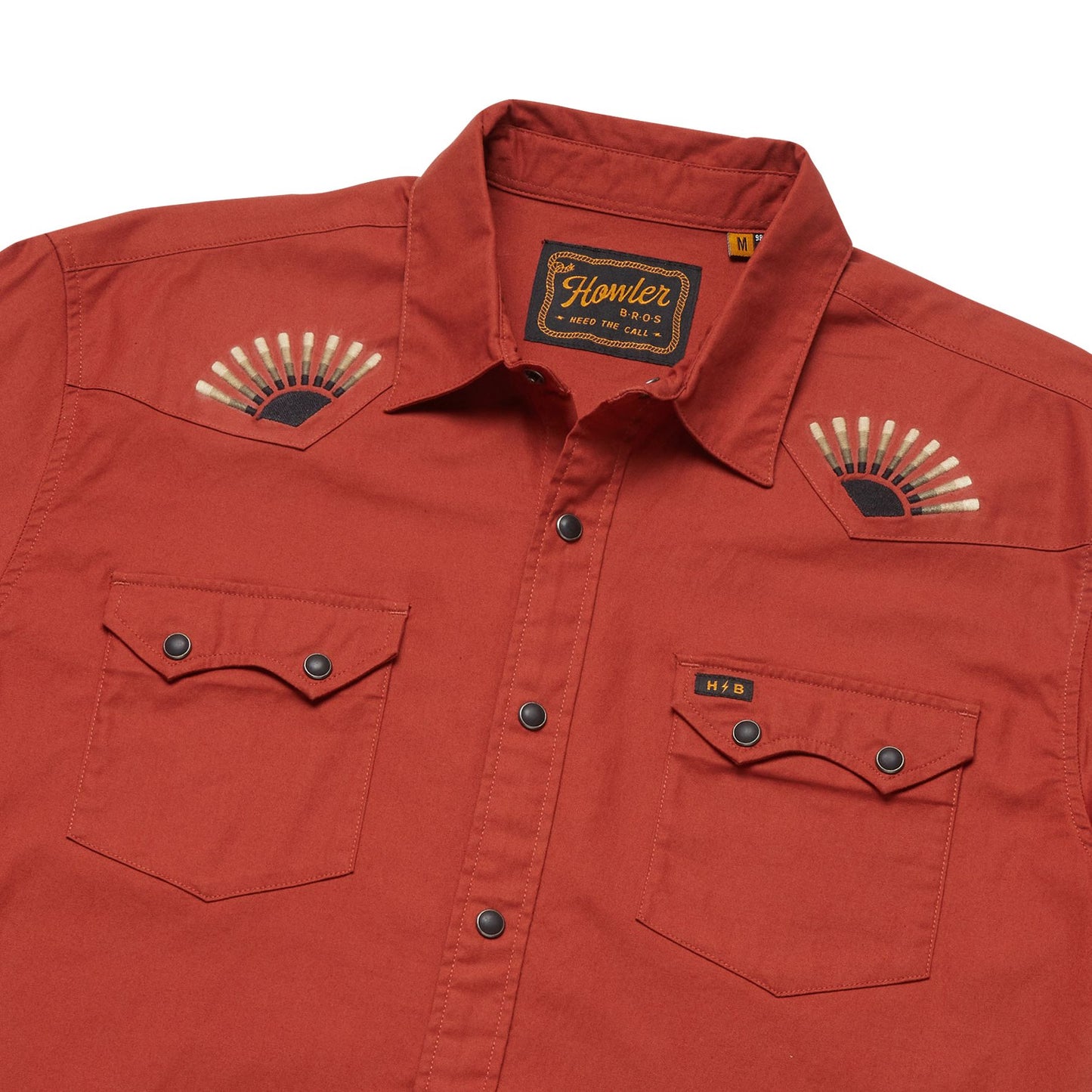 Crosscut Deluxe Snapshirt- Rising Suns