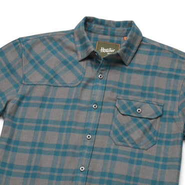 Harkers Flannel: Cohen Plaid- Dark Teal