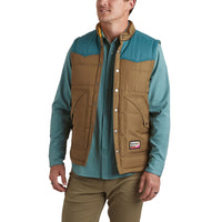 Rounder Vest- Capers/Dark Teal