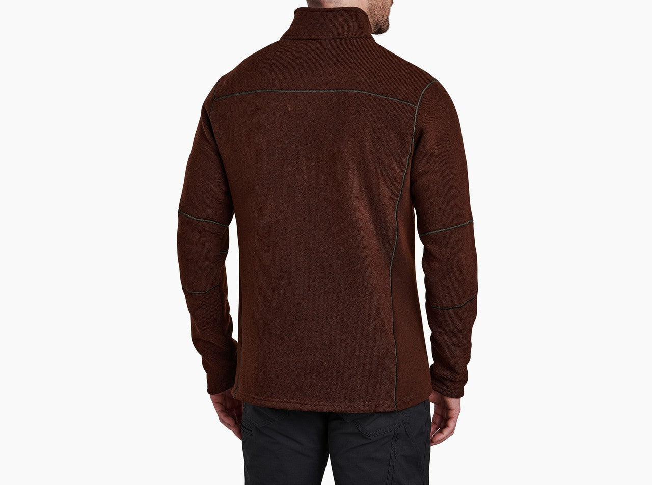 Interceptr 1/4 Zip Fleece- Mole