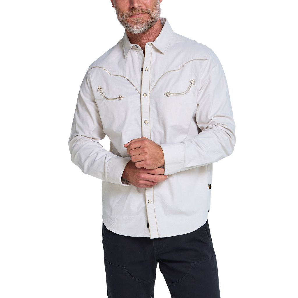 Broncbuster Long Sleeve Snapshirt- Prairie Dust