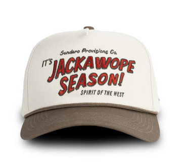 Jackawope Hat- Cream/Brown