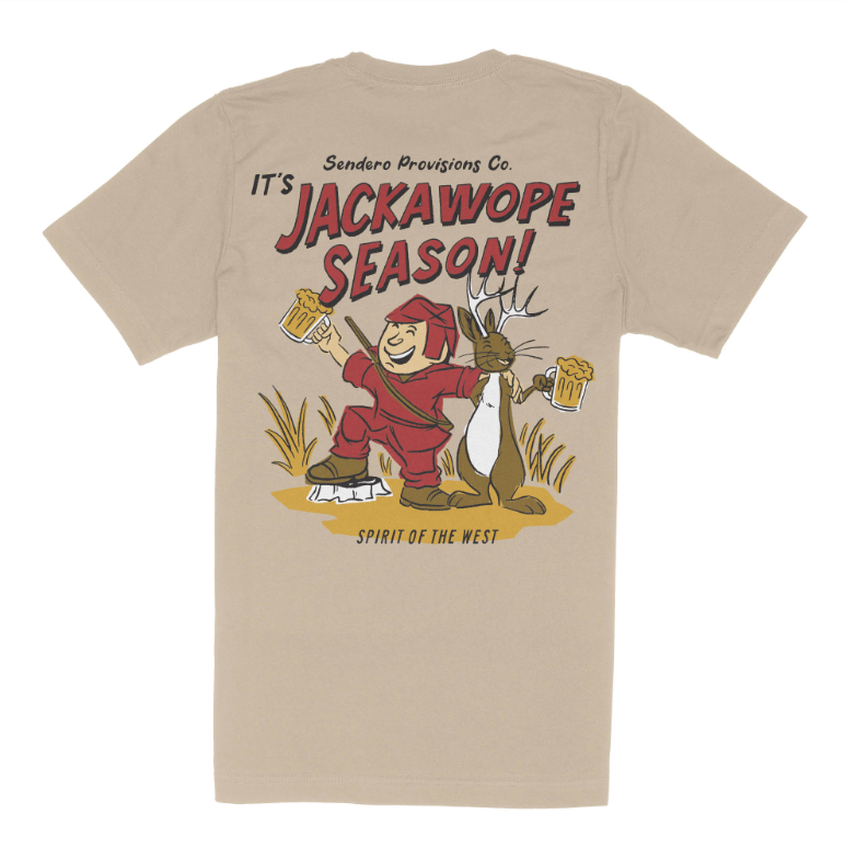 Jackawope T-Shirt- Sand