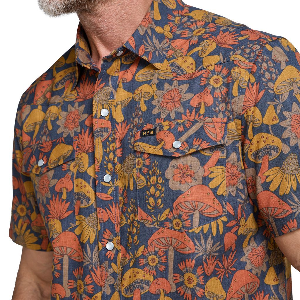 H Bar B Snapshirt- Fungi Forage Nightfall