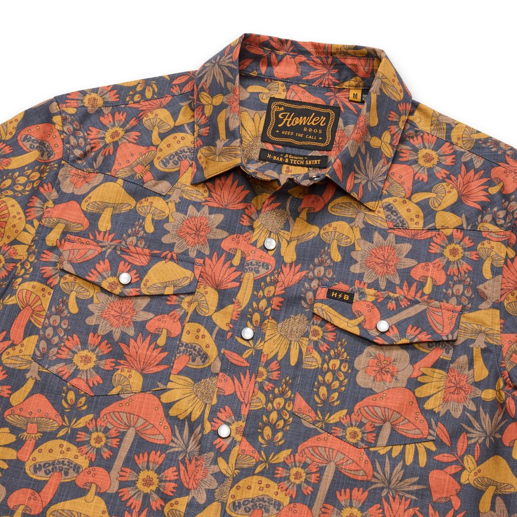 H Bar B Snapshirt- Fungi Forage Nightfall